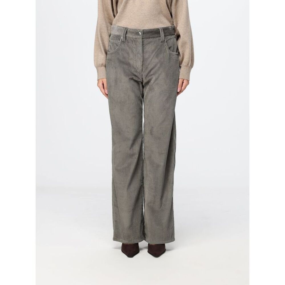 Brunello Cucinelli Women Brunello Cucinelli Women's Flared Corduroy Trousers